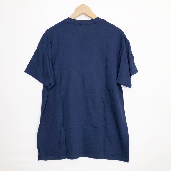 No bad vibes navy blue graphic print T-shirt - Picture 2 of 8